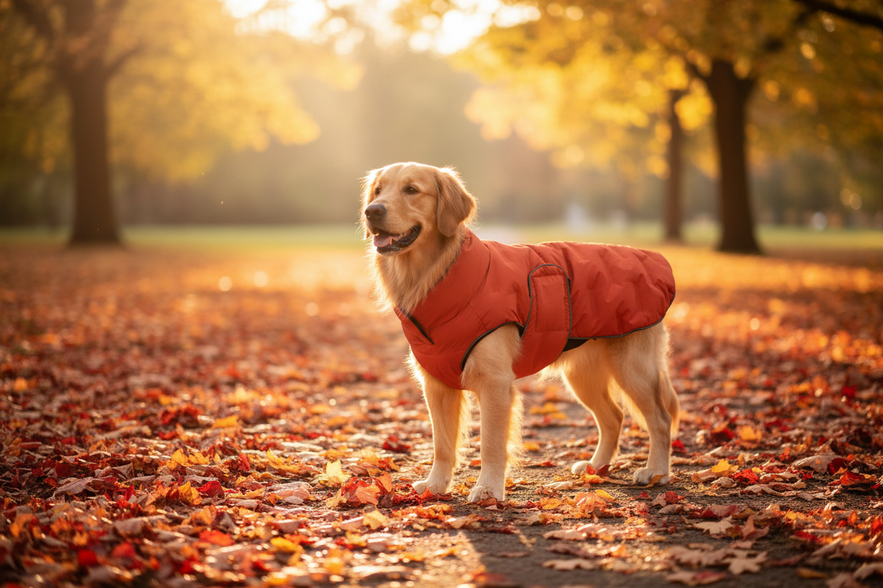 PetOuterwear Hero Banner - Golden Retriever